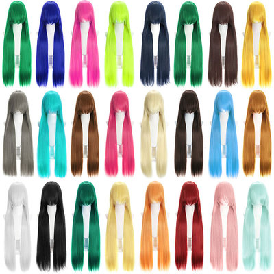 splay Universal 100cm lored Long Straight Hair Hair Girl Sty