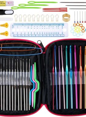 100Pcs Hooks Needles Knitting Set Multiple Sizes Mixed Rando
