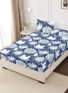 Kuup 100% Polyester 3pcs Cartoon Bedding Fitted Sheet and pi