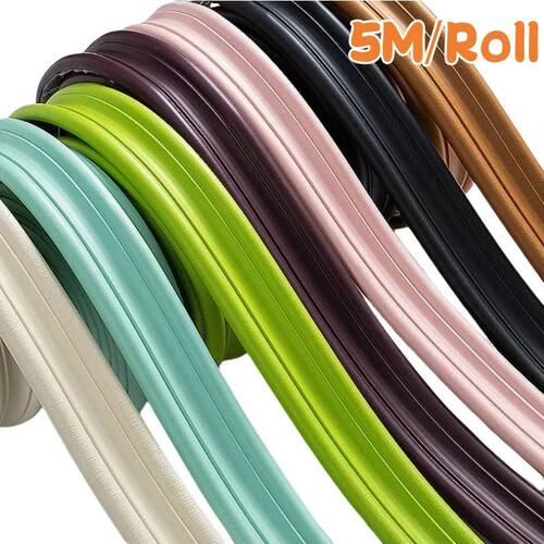 5M NBR Soft Wall Trim Lines Self-Adhesive Skirting Decor Str