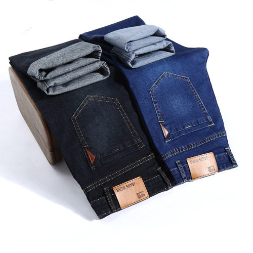 One Piece Drop Shipping Jeans Men's Business Loose Straight