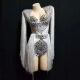 Crystal Bodysuits Rhinestone Performance Nightcl Stage Bling