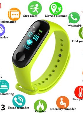 New M3 Smart Watch Digital Bracelet with Heart Rate Monitori