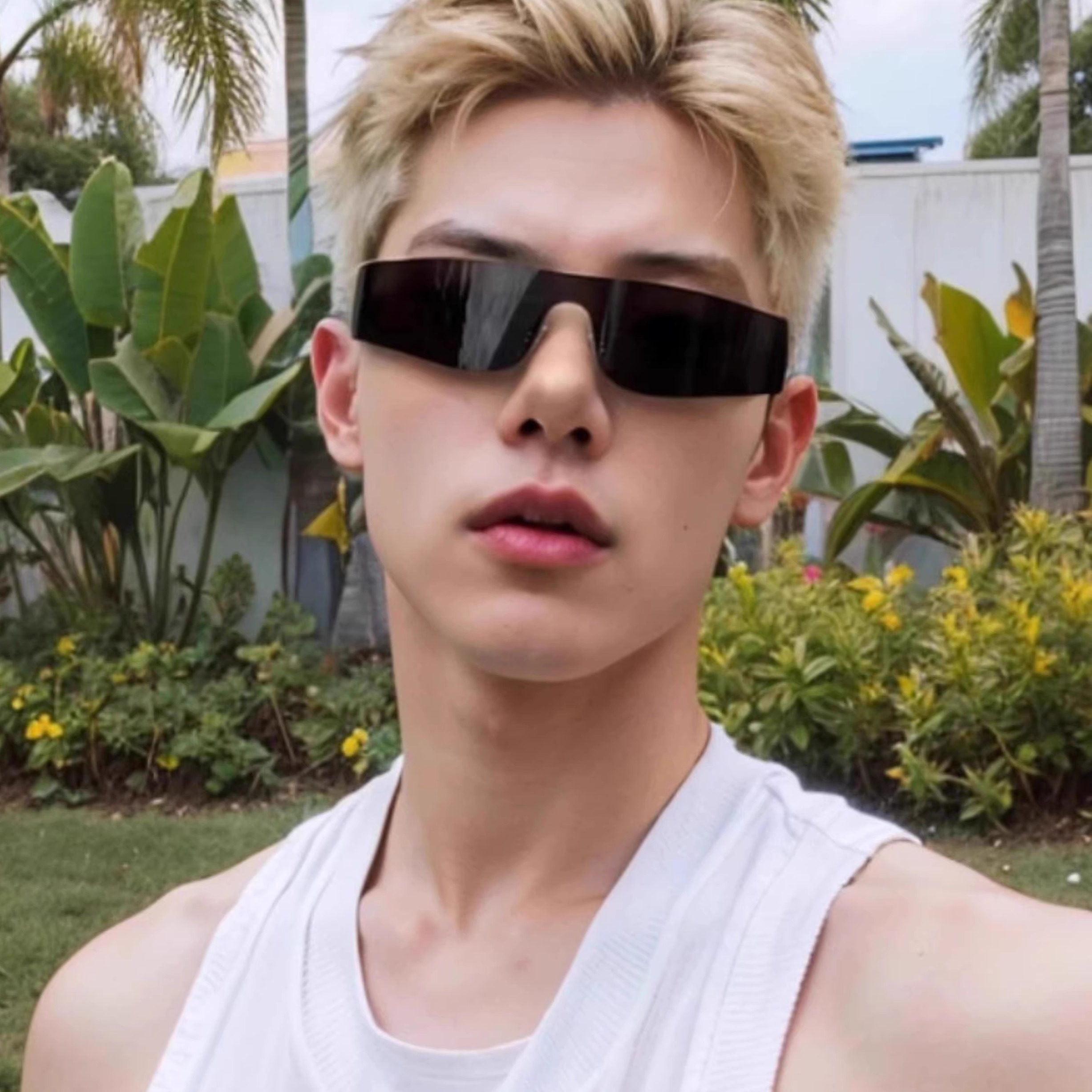 赛博朋克太阳镜男款Y2K墨镜女潮