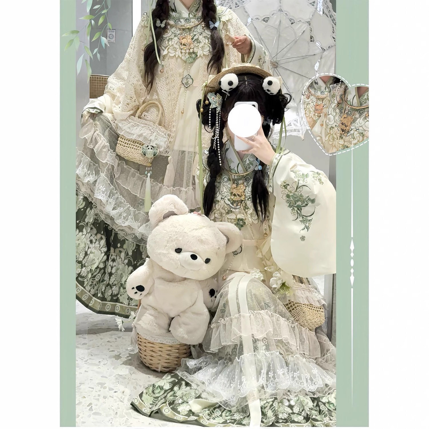 重工刺绣汉洋折衷秋款女汉服套装