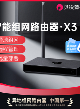 蒲公英企业级路由器X3无需公网IP异地组网局域网SDWAN内网穿透远程视频监控PLC工控CRM办公私有云Nas