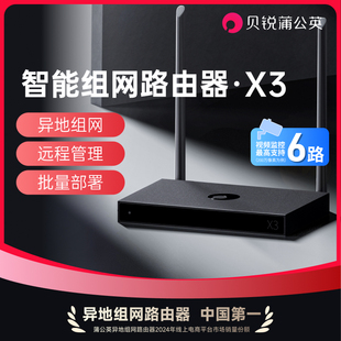 蒲公英企业级路由器X3无需公网IP异地组网局域网SDWAN内网穿透远程视频监控PLC工控CRM办公私有云Nas