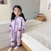 儿童防踢被秋冬款 通用秋 加厚睡袋中大童小孩睡觉防蹬被子神器四季