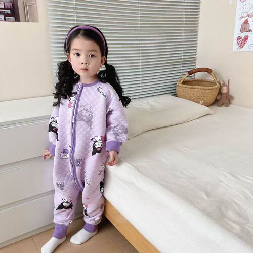 儿童防踢被秋冬款加厚睡袋中大童小孩睡觉防蹬被子神器四季通用秋