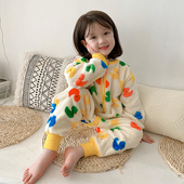 睡袋婴儿秋冬款 加绒加厚法兰绒睡衣 珊瑚绒儿童防踢被神器宝宝冬季