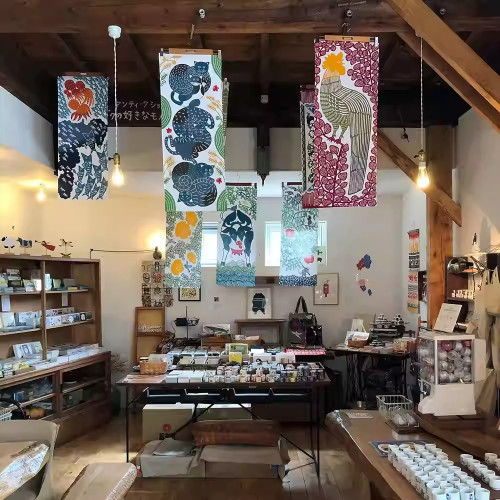 艺术挂布挂毯店铺氛围装饰布