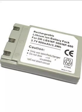 适用柯尼卡KD310 400 410 420 500 510相机电池+充电器NP600/500