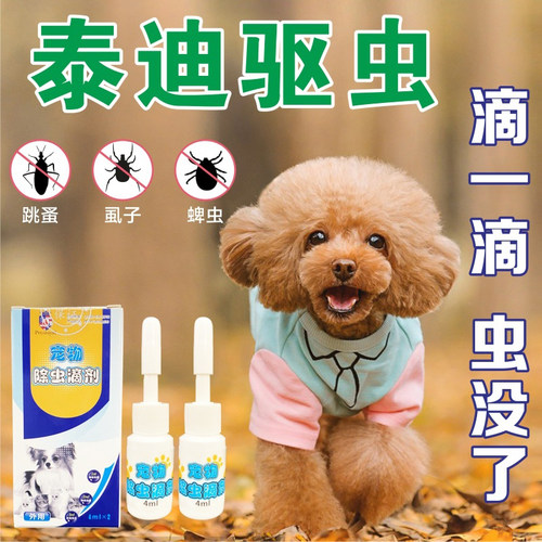 泰迪狗体外驱虫药狗狗体外驱虫药