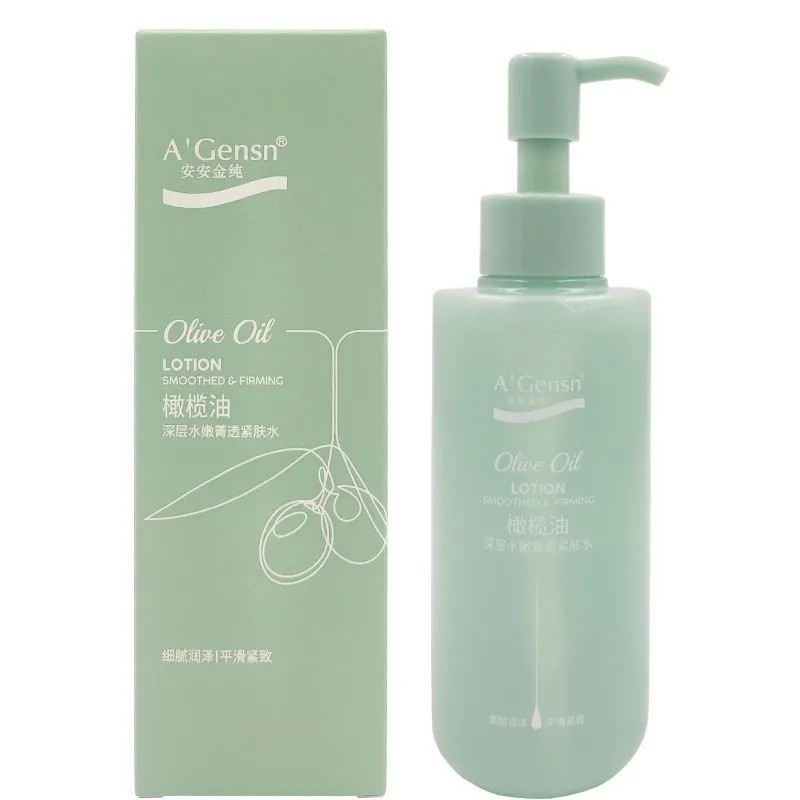安安金纯深层水嫩菁透紧肤水橄榄油爽肤细致收缩毛孔补水保湿