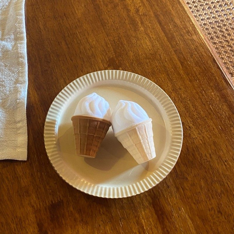 可爱甜美冰淇淋甜筒戒指盒