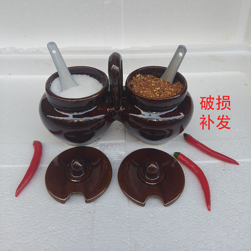 家用商用厨房土陶耐高温调味罐