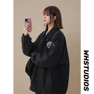 初秋穿搭棒球服外套女2024新款春秋季美式飞行员夹克早秋chic上衣