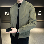 男装 潮流百搭帅气春装 休闲飞行夹克 爆款 棒球领外套男春秋2025新款