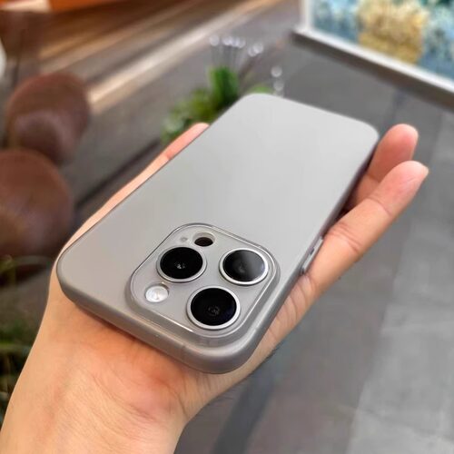 苹果16超薄磨砂手机壳