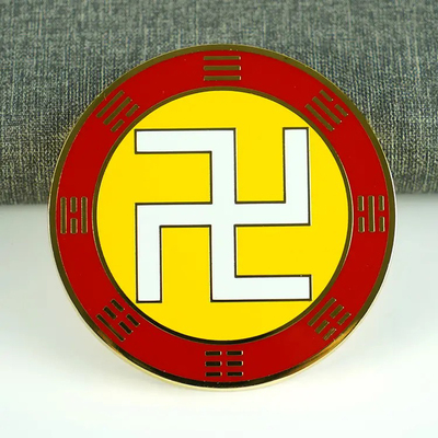 8CM先天八卦万字符摆件五行万字贴万字福牌黄万白万绿万红万黑万