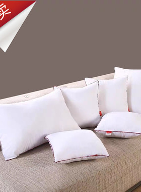 白色新款简约现代PP棉办公室抱枕 午睡男趴枕趴睡神器内胆芯靠枕