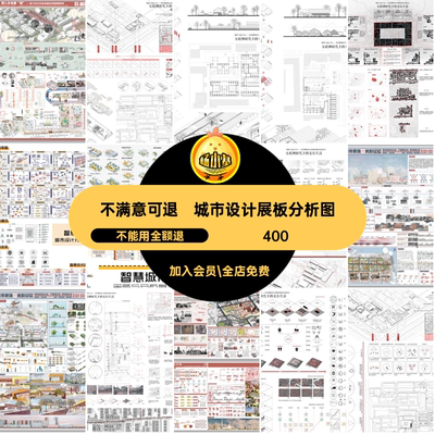 智慧社区模块策略城市模版源文件展板分析图分层规划设计PSPSD
