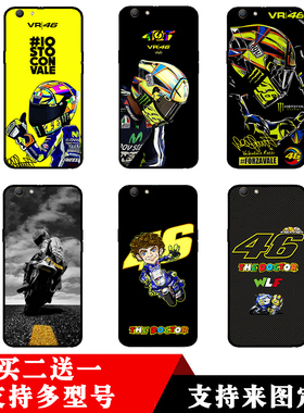 VR46罗西摩托机车适用oppoa9x/a5a3a57a79a7a1a59s/a83a73手机壳