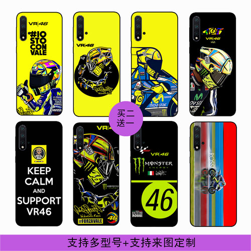 VR46罗西摩托机车适用oppor7s/r9splus/r11/r15x梦境r17pro手机壳
