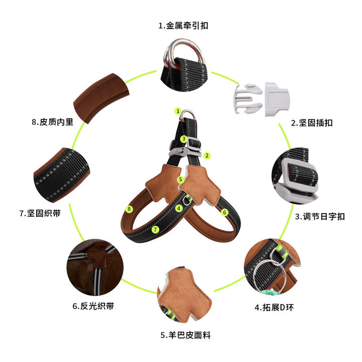 狗狗牵引绳遛伸缩反光宠