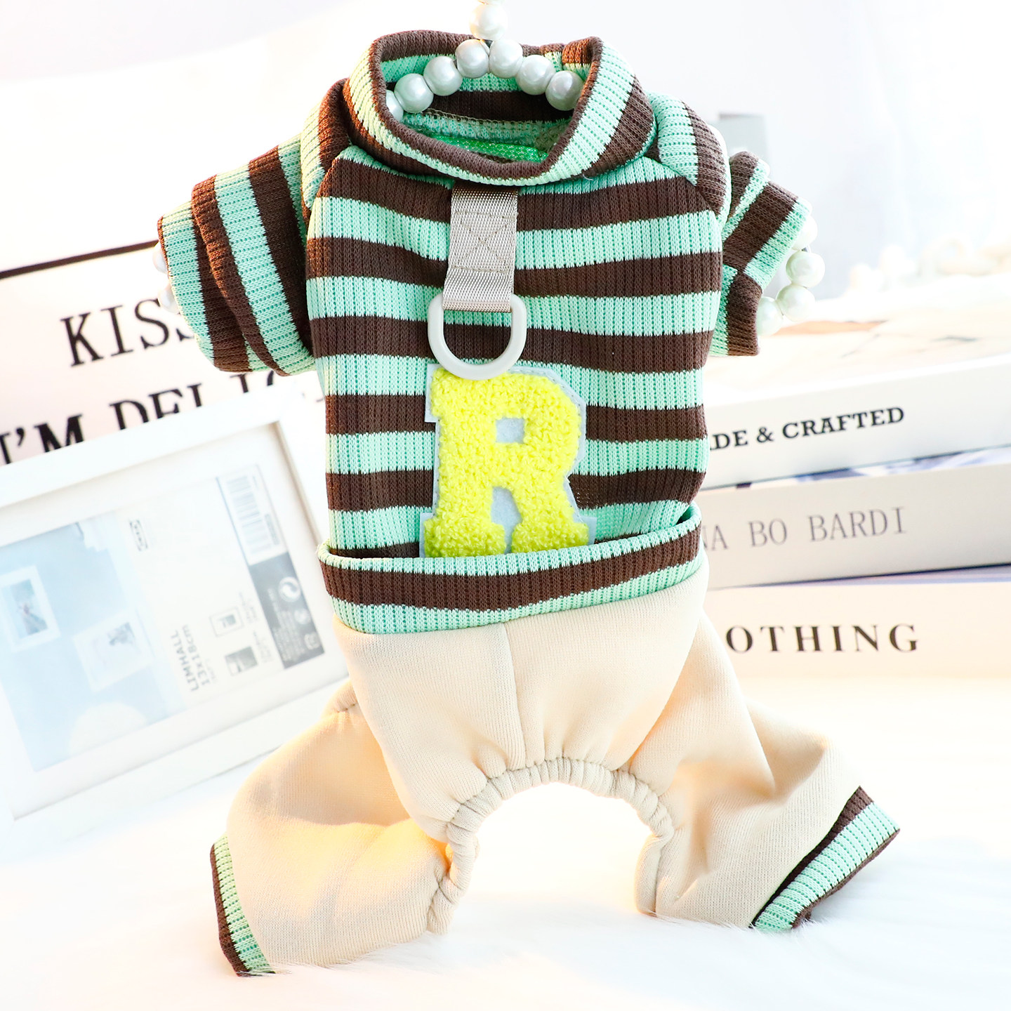 狗狗衣服春秋装时尚条纹休闲四腿牵引卫衣小型犬泰迪比熊宠物7428,宠物/宠物食品及用品,狗宠物服装/雨衣,淘宝优惠券,粉丝福利购,淘宝优惠卷