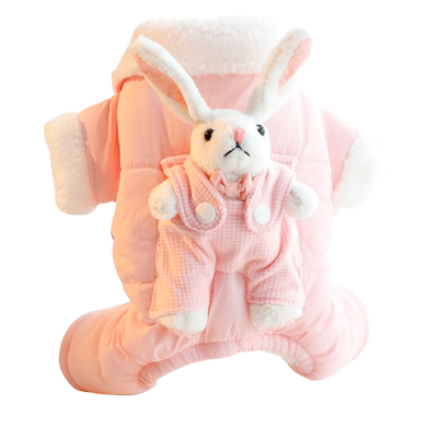 Accope狗狗毛绒背带包肚护肚棉衣