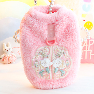 狗狗衣服秋冬装猫咪公主国潮刺绣可爱牵引绒衣小型犬泰迪宠物6444