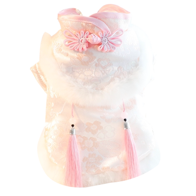 Accope猫咪狗狗唐装小清新圆领