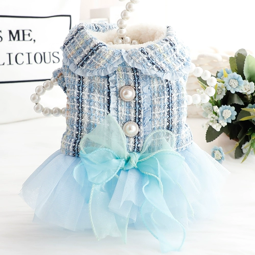 Демисезонный флисовый наряд маленькой принцессы, кружевная юбка, осенний сезон, в стиле Шанель