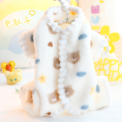 狗狗衣服秋冬装厚款包肚护肚四腿绒衣女宝可爱小型犬泰迪宠物6972