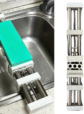 加长磨刀石防滑304不锈钢水槽架磨刀架商用家用水池厨房水盆专用