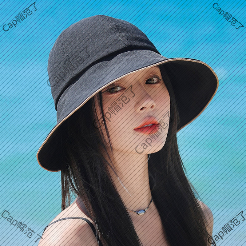 小红书春夏季新款遮阳渔夫帽子女生减龄显脸小防紫外线太阳帽