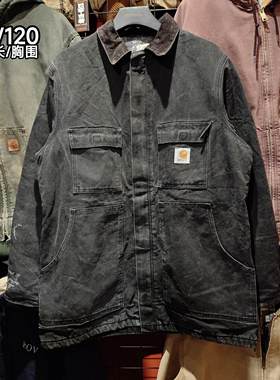 Carhartt卡哈特C03前身CB1308黑色BLK黑色M码90年代主线夹克大衣
