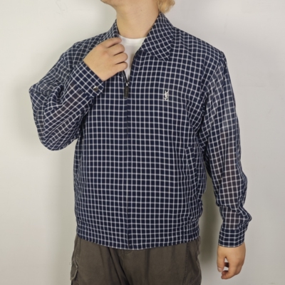 YSL夹克杨树林古着正品现货古着孤品vintage海外轻奢风泰版哈林顿