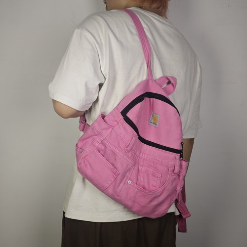 卡哈特carhartt裤子改制双肩包拼接多巴胺穿搭孤品古着vintage