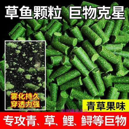 钓鱼巨大物青草翘鳊鲤鱼专用黑坑野钓打底窝皮筋挂钩果味颗粒饵料