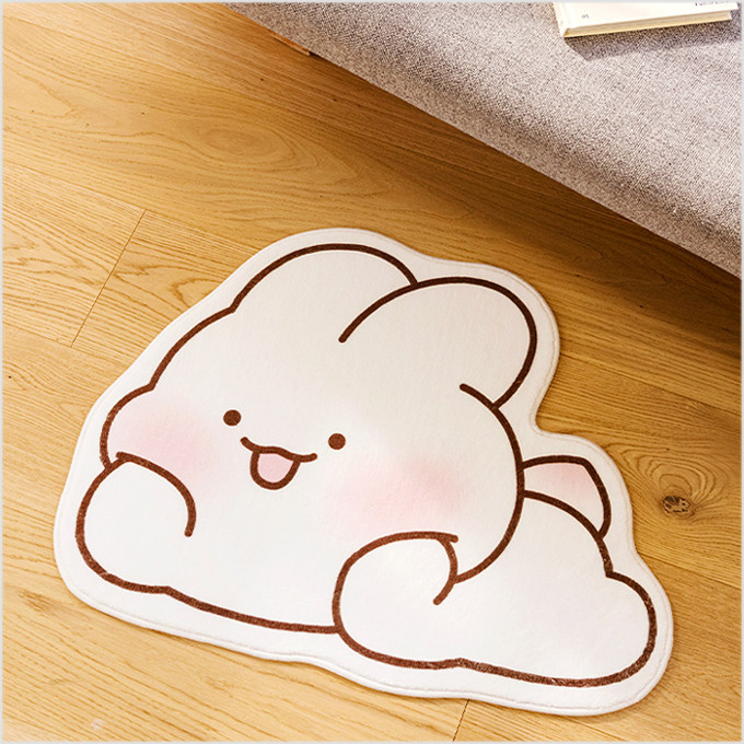 韩国代购进口奶油泡芙兔shuya脚垫进门地垫/兔兔客厅卧室地毯周边,模玩/动漫/周边/娃圈三坑/桌游,动漫水杯/居家/百货,淘宝优惠券,粉丝福利购,淘宝优惠卷