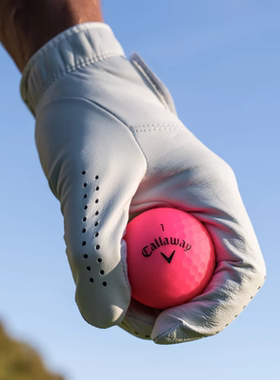 卡拉威Callaway 2025新款高尔夫球Supersoft耐磨超软远距离球粉色