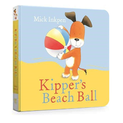 现货 进口英文原版 Kipper's Beach Ball Board Book 基珀斯沙滩球板书 儿童英语启蒙阅读绘本 纸板故事书