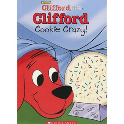 英文原版 Clifford Cookie Crazy 大红狗系列绘本 儿童章节桥梁书 课外兴趣读物 学乐出版
