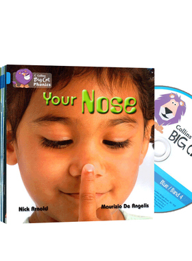 英文原版畅销儿童启蒙成长故事书Collins Big Cat 柯林斯大猫系列分级阅读 蓝色套装 Big Cat Phoics Blue Band4 Pack 14册附赠CD