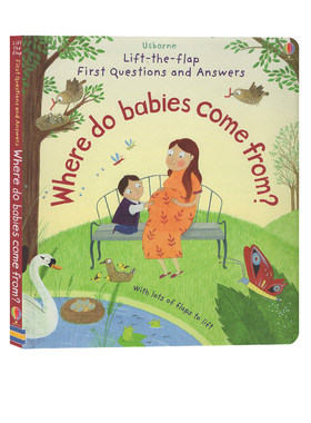 英文原版 Usborne First Questions and Answers Where do Babies Come From 宝宝从哪里来 纸板翻翻书 你问我答 儿童科普认知绘本