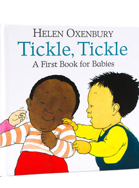 英文原版绘本 挠痒痒 Tickle Tickle 插画师Helen Oxenbury 低幼儿童趣味纸板书 撕不烂宝宝早教英语启蒙绘本