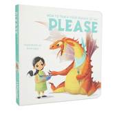 请 Please say 龙说 your 儿童英语启蒙阅读绘本 亲子睡前共读故事书 如何教你 Teach Dragon How 进口英文原版