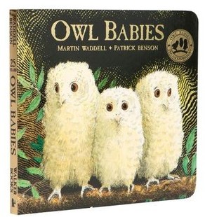 进口英文原版 Owl babies Books 现货 BB猫头鹰宝宝幼儿亲情认知图画书英语启蒙绘本廖彩杏推荐 书单亲子晚安共读故事书纸板书Walker